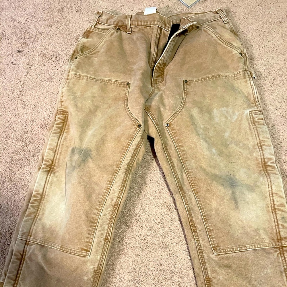 Carhartt insulated pants 38x30 double knee